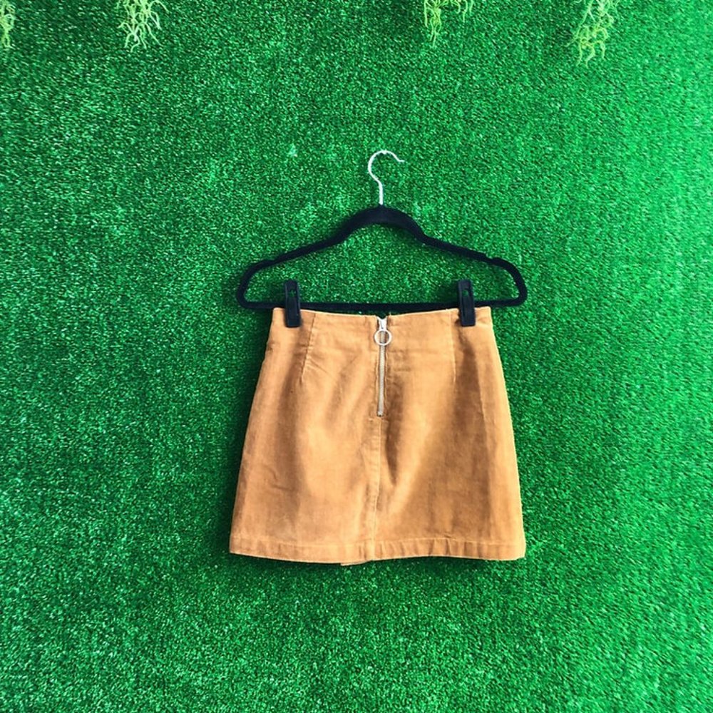 Corduroy Brown Skirt